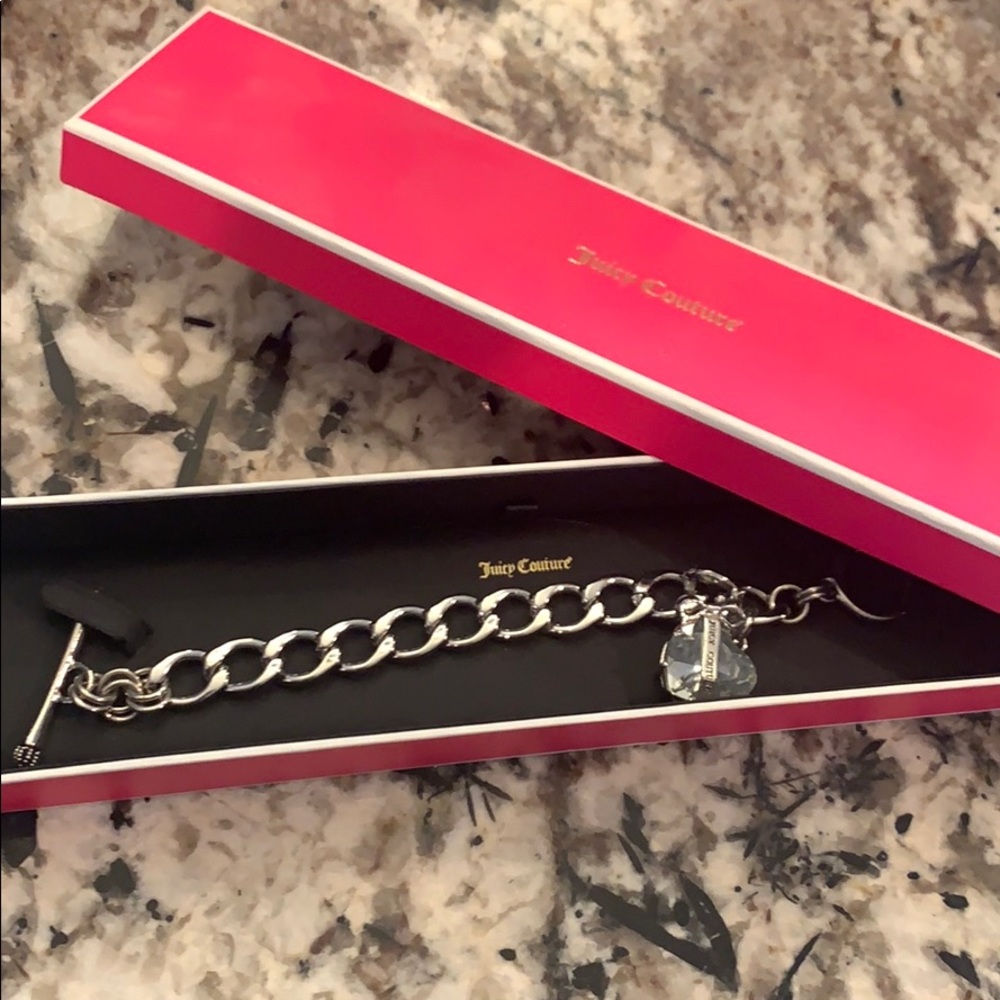 Juicy Couture- silver charm bracelet